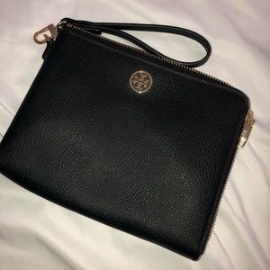 Brand new Tory Burch mini pouch with wrist strap